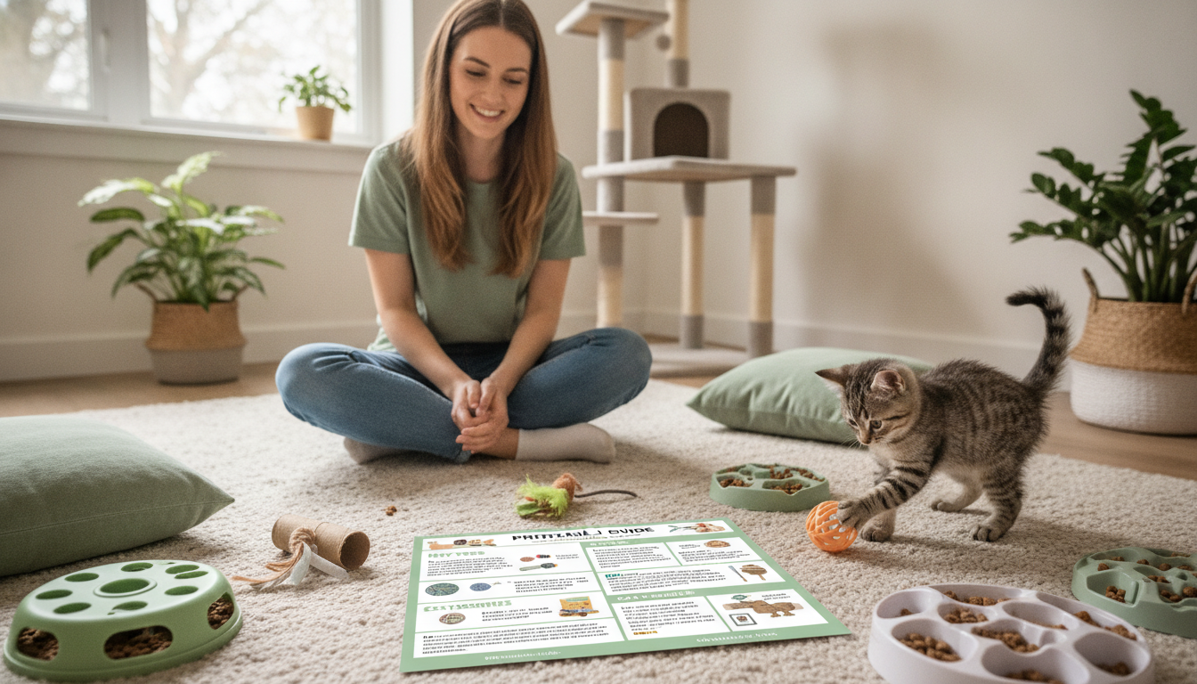 Indoor Cat Enrichment: DIY Toys, Play Routines & Home