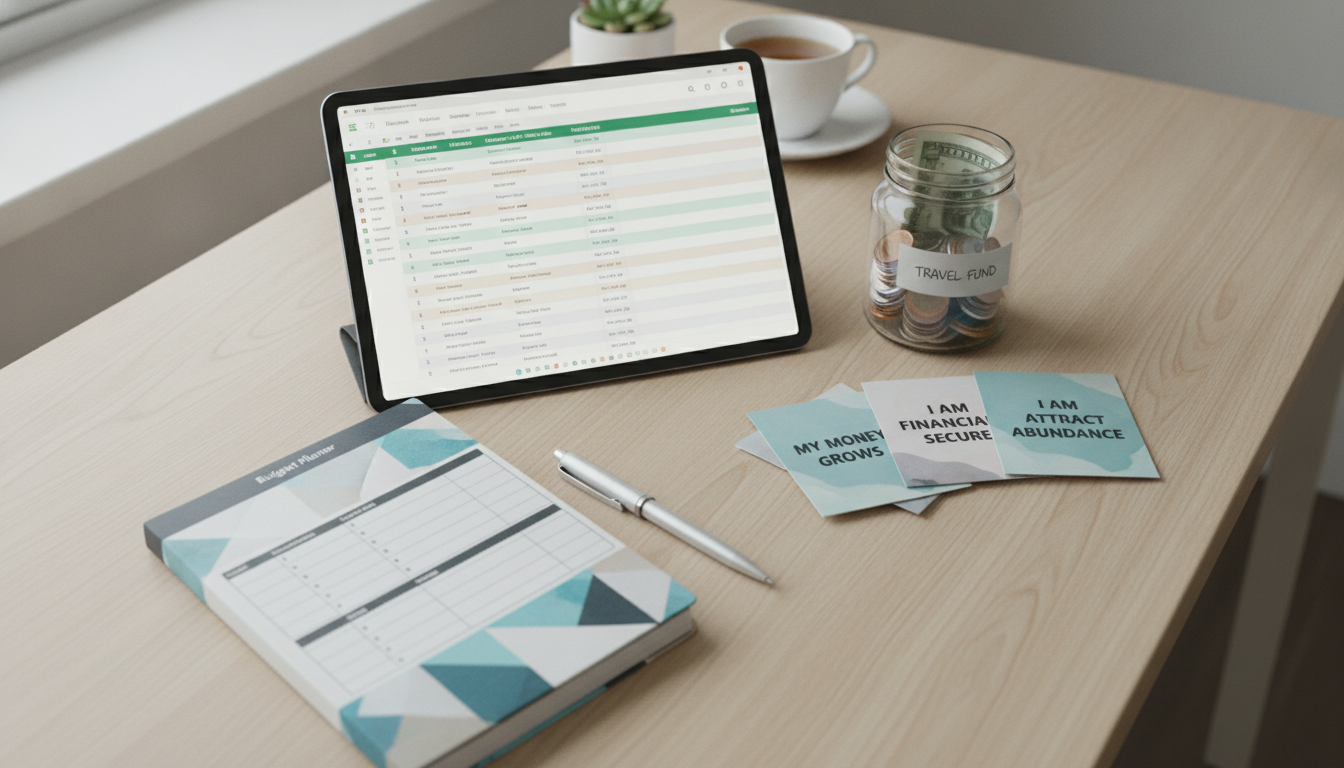 4-in-1 Budgeting Toolkit: Planner, Excel, Savings, Affirmations